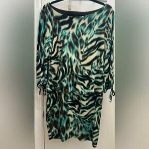 Vintage multi color dress from Carole Little.
